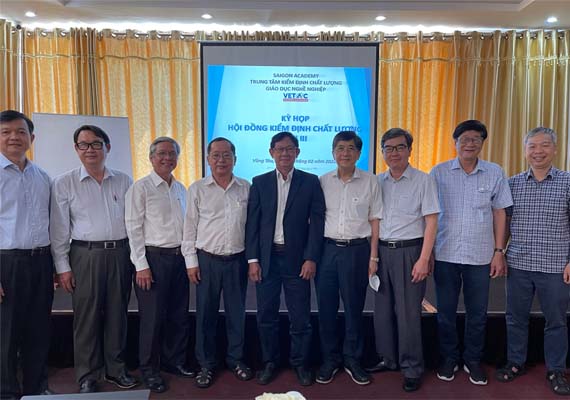 Hội đồng kiểm định chất lượng giáo dục nghề nghiệp của Saigon Academy.